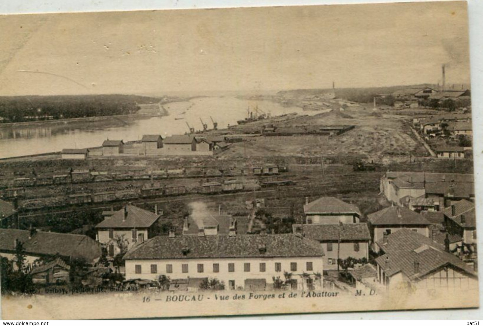 64 - Boucau : Vue Des Forges Et De L' Abattoir - Boucau