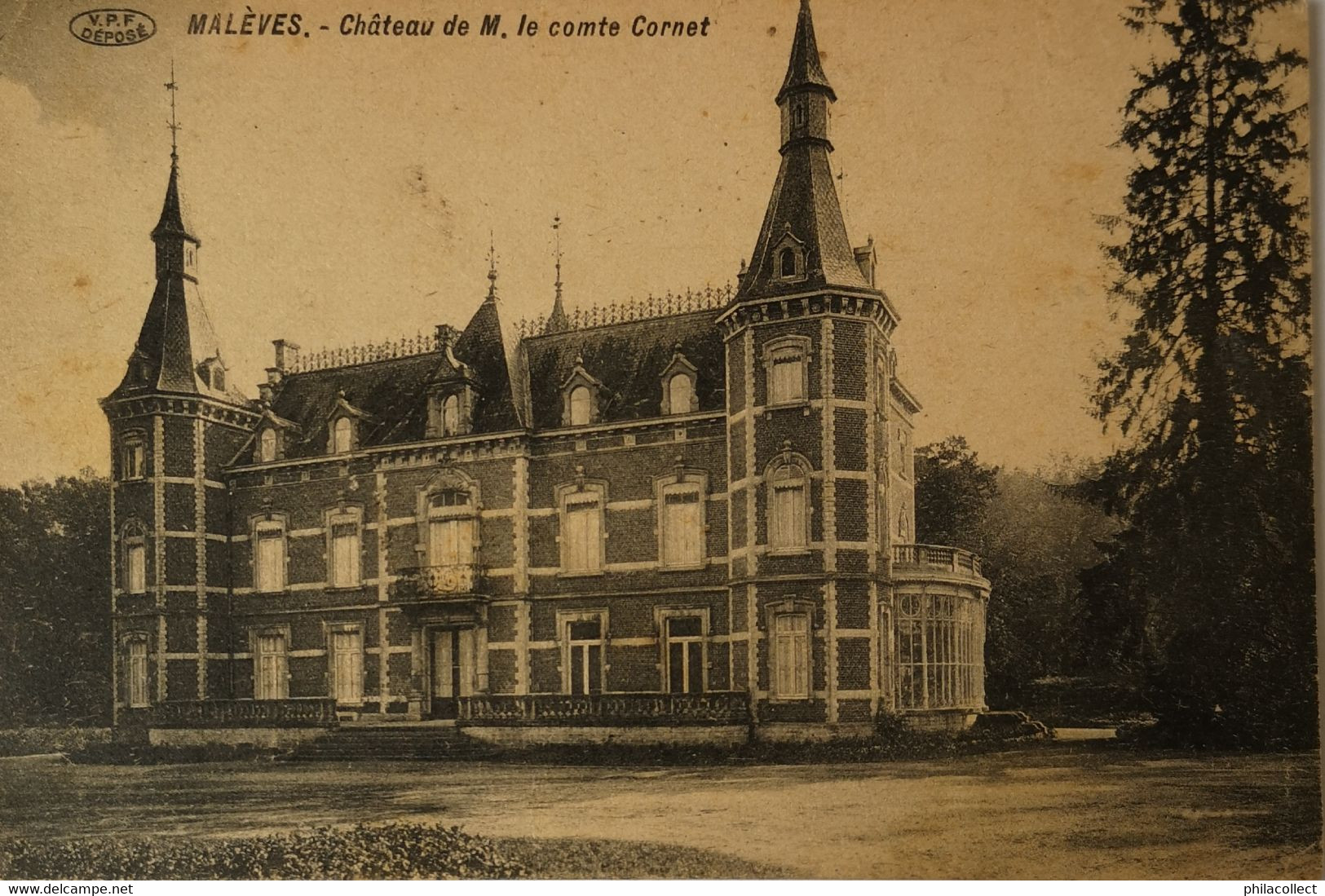 Maleves // Chateau De M Le Comte Cornet 19?? Rare Vue - Perwez