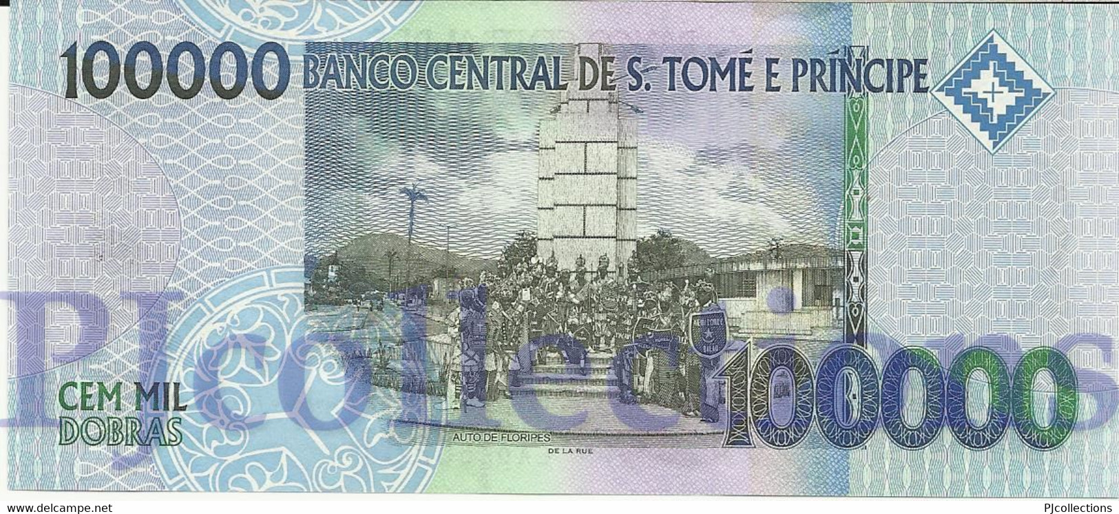 SAINT THOMAS & PRINCE 100000 DOBRAS 2005 PICK 69a UNC - San Tomé E Principe