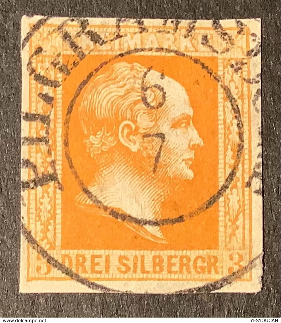 PILGRAMSDORF (Schlesien Liegnitz) Seltener Vorphila-Stpl Auf Mi 8a Preussen 1857 3 Sgr  (Poland Polen - Gebraucht