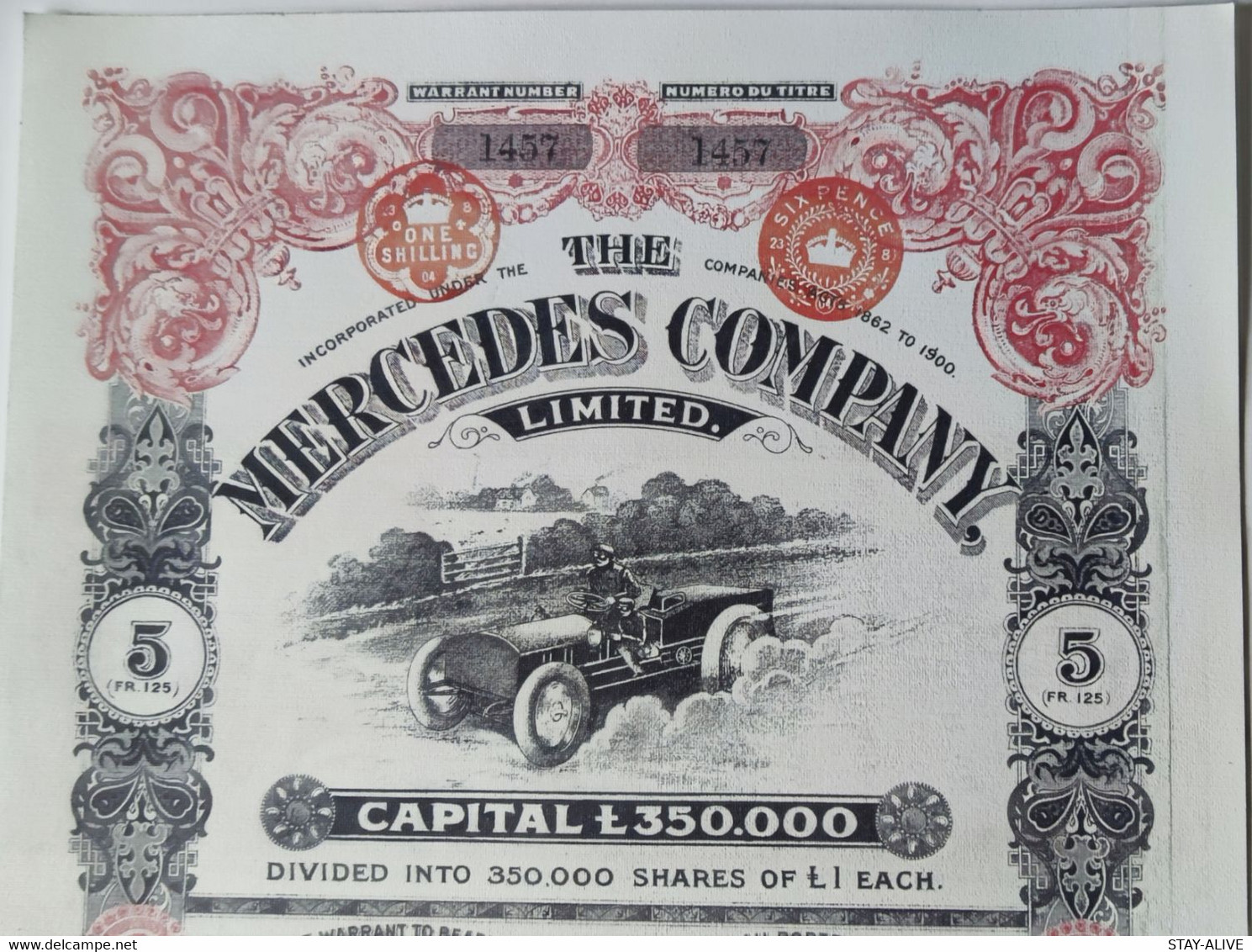 THE MERCEDES COMPANY LTD (REPRODUCTION) - Auto's