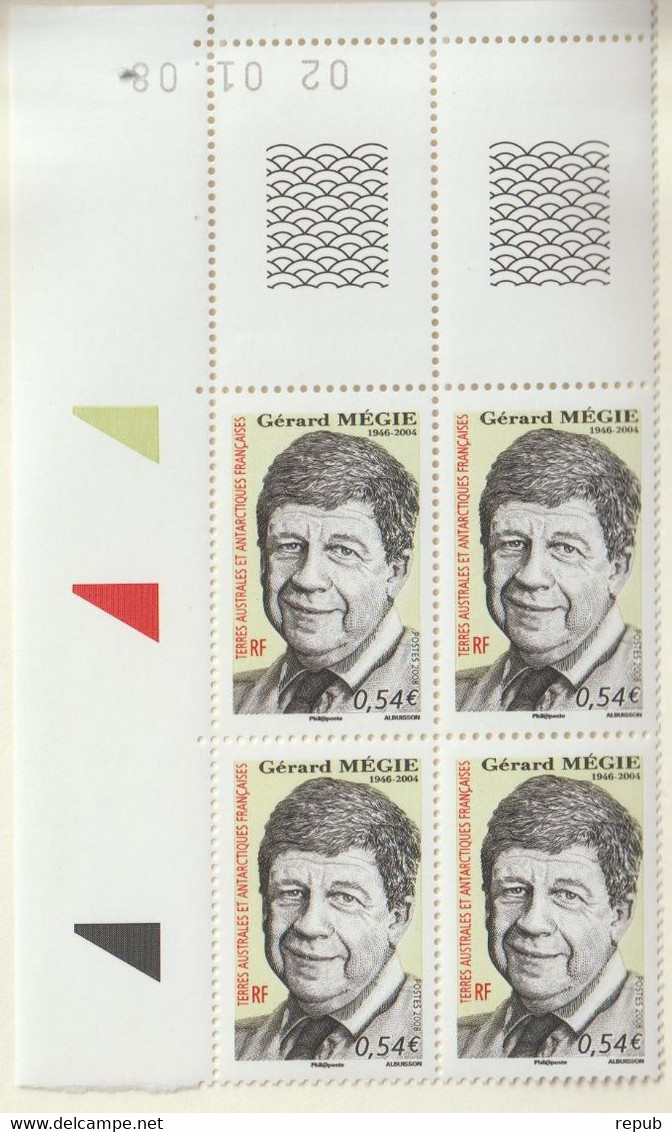 TAAF 2008 G Mégiel 513 En Coin Daté ** MNH - Unused Stamps