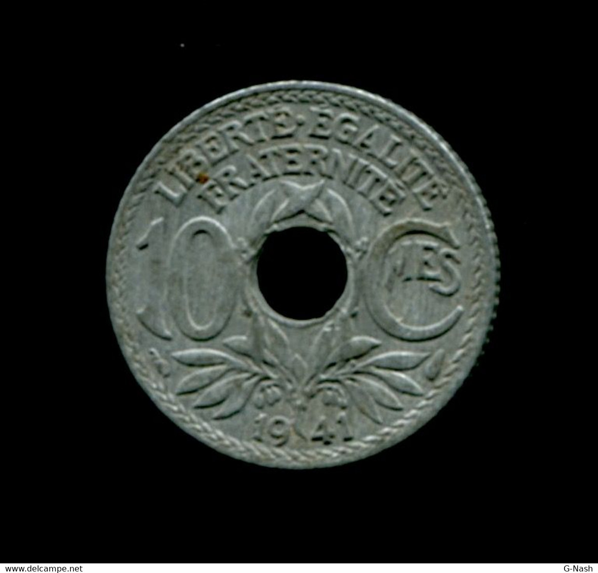 France - (1941) Pièce De 10 Centimes Type Lindauer - Zinc - 10 Centimes