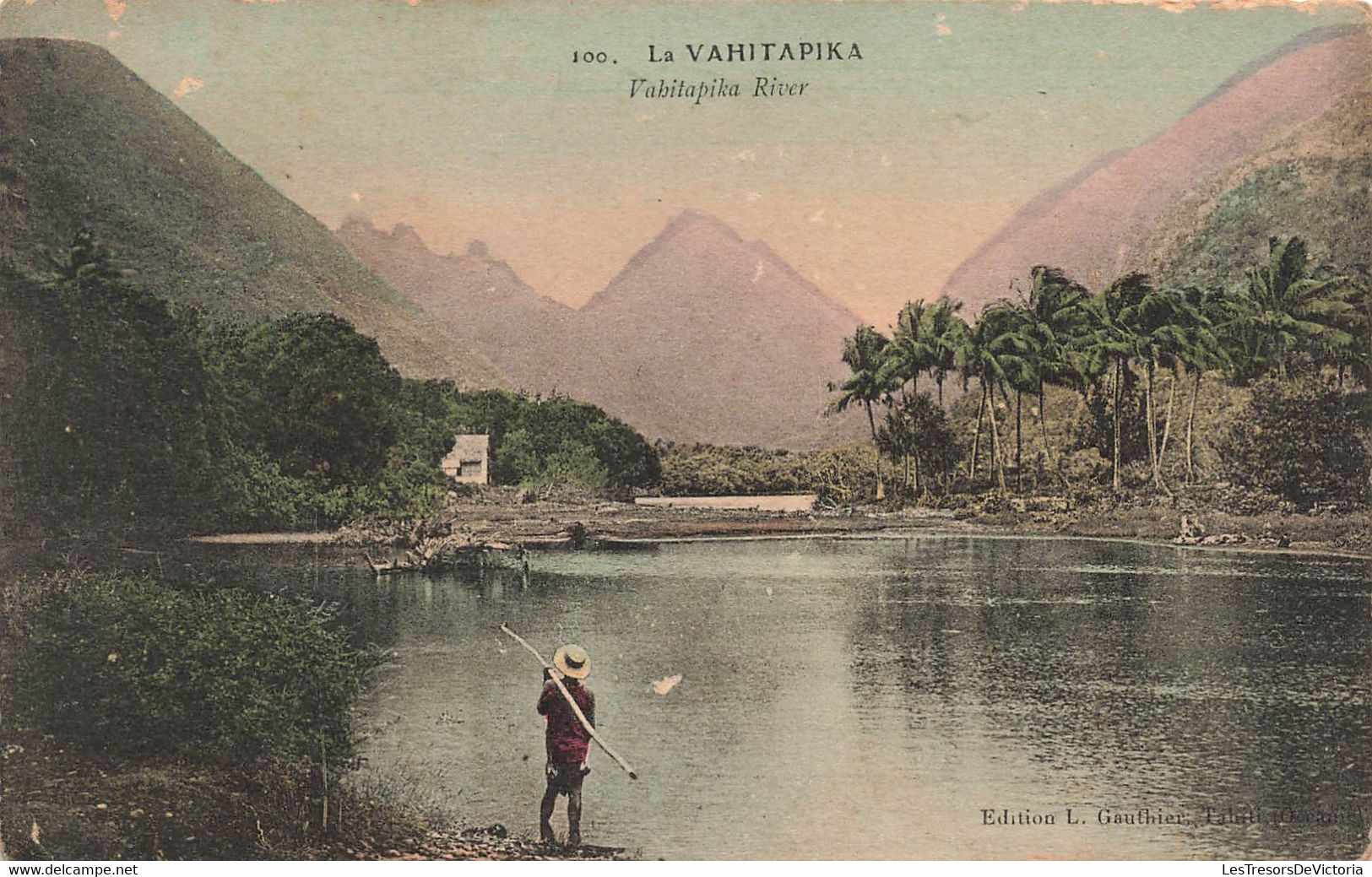 CPA TAHITI - La Vahitapika - Vahitapika River - Edition Gauthier - Colorisé - Tahiti