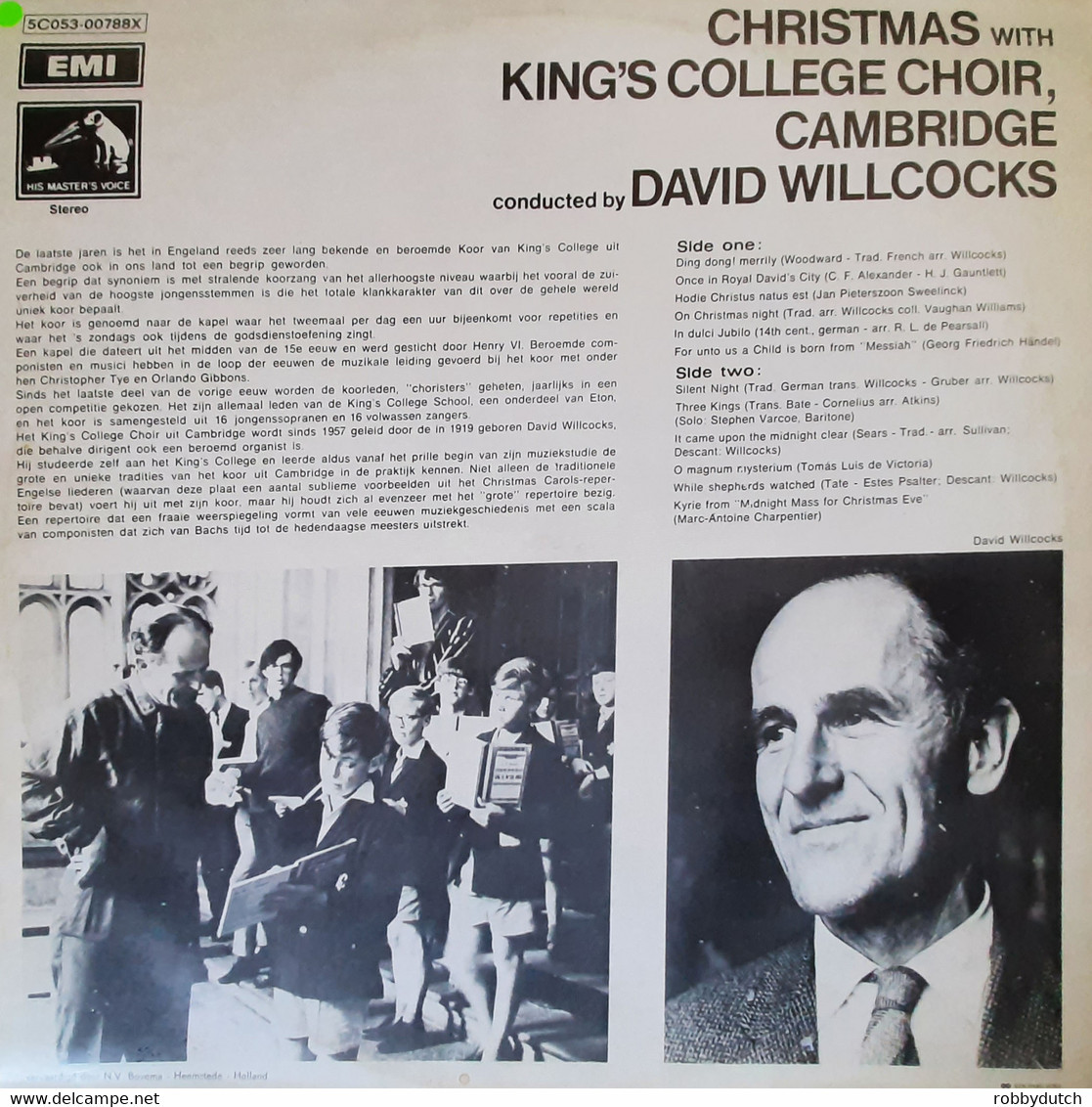 * LP *  CHRISTMAS WITH KING' S COLLEGE CHOIR, Cambridge (Holland 1976 EX-!!) - Canzoni Di Natale