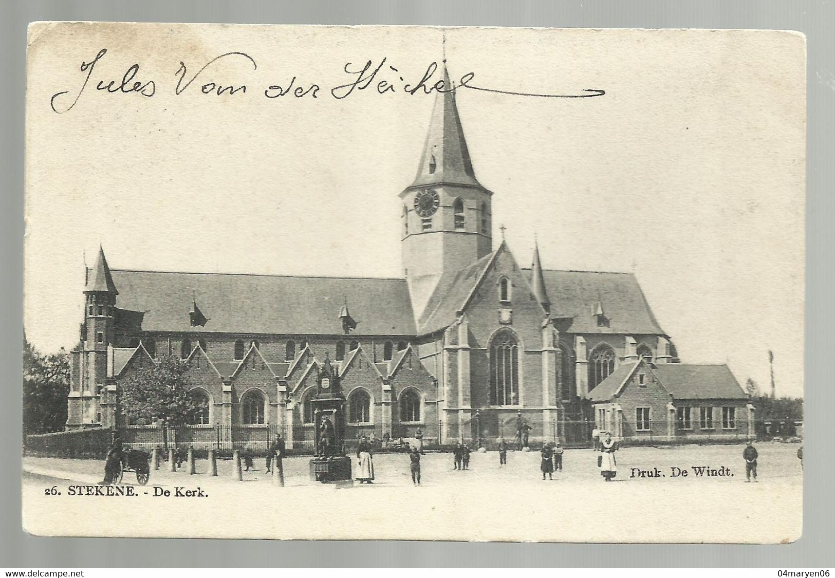 ***  STEKENE  ***  -  De Kerk    -  Zie / Voir Scan's - Stekene