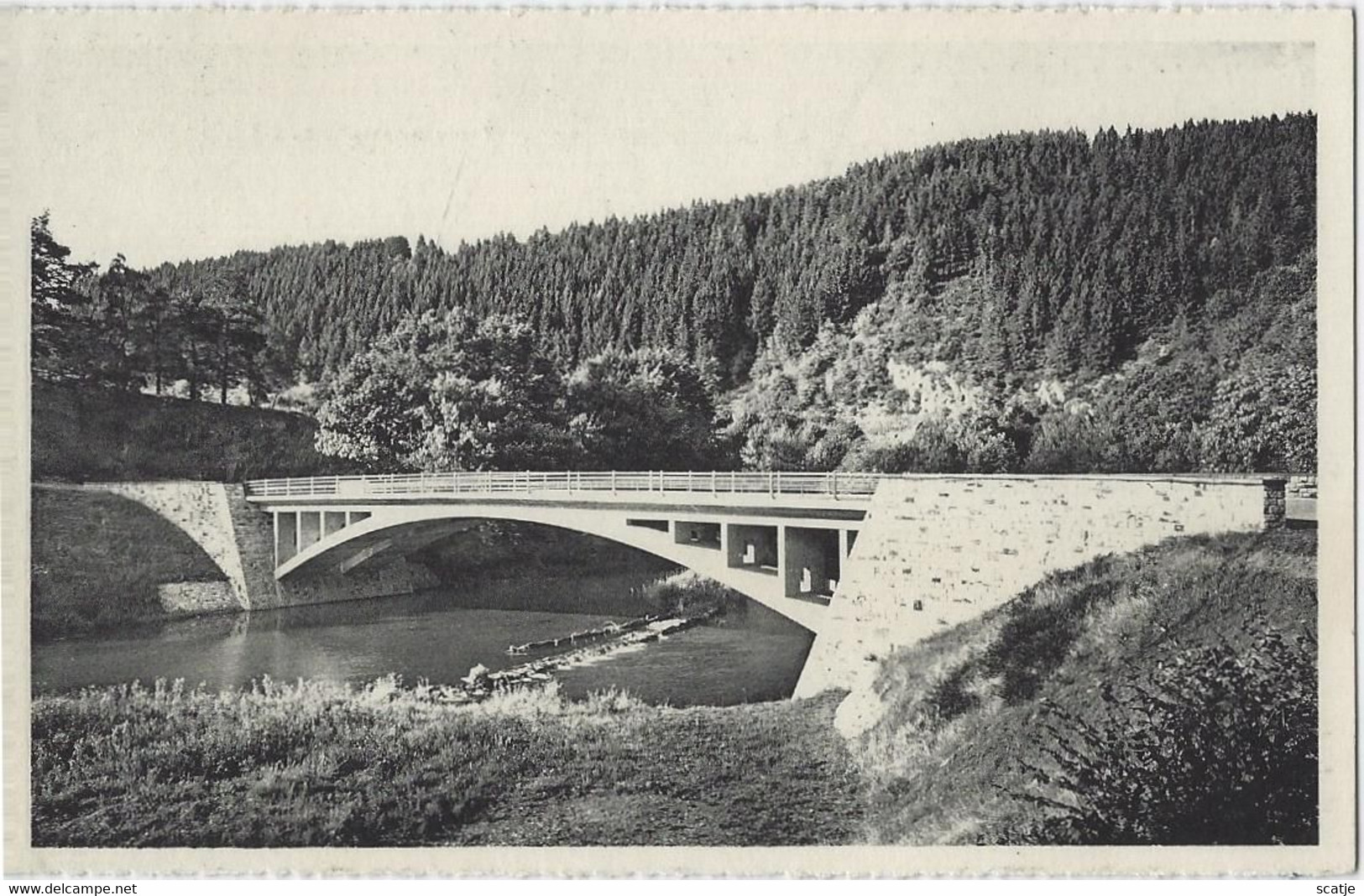 Houffalize.   -   Pont De Rensiwez Et L'Ourthe. - Houffalize