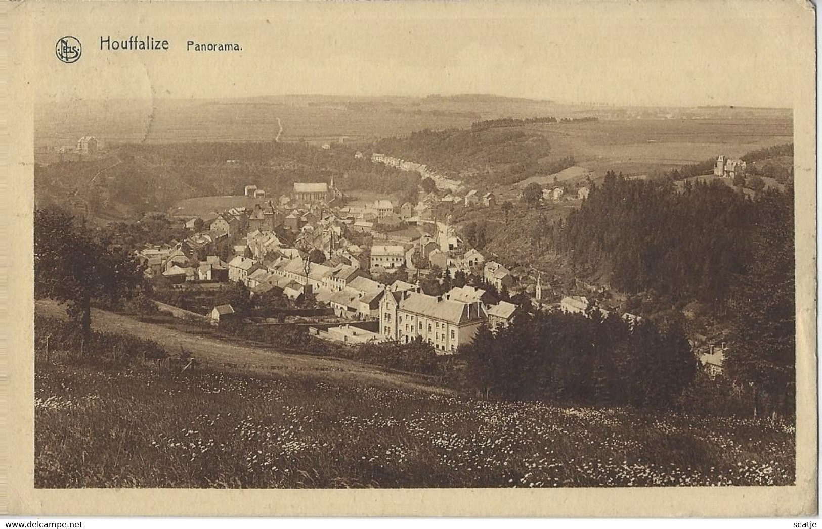 Houffalize.   -   Panorama    -   1927   Naar   Stockel - Houffalize