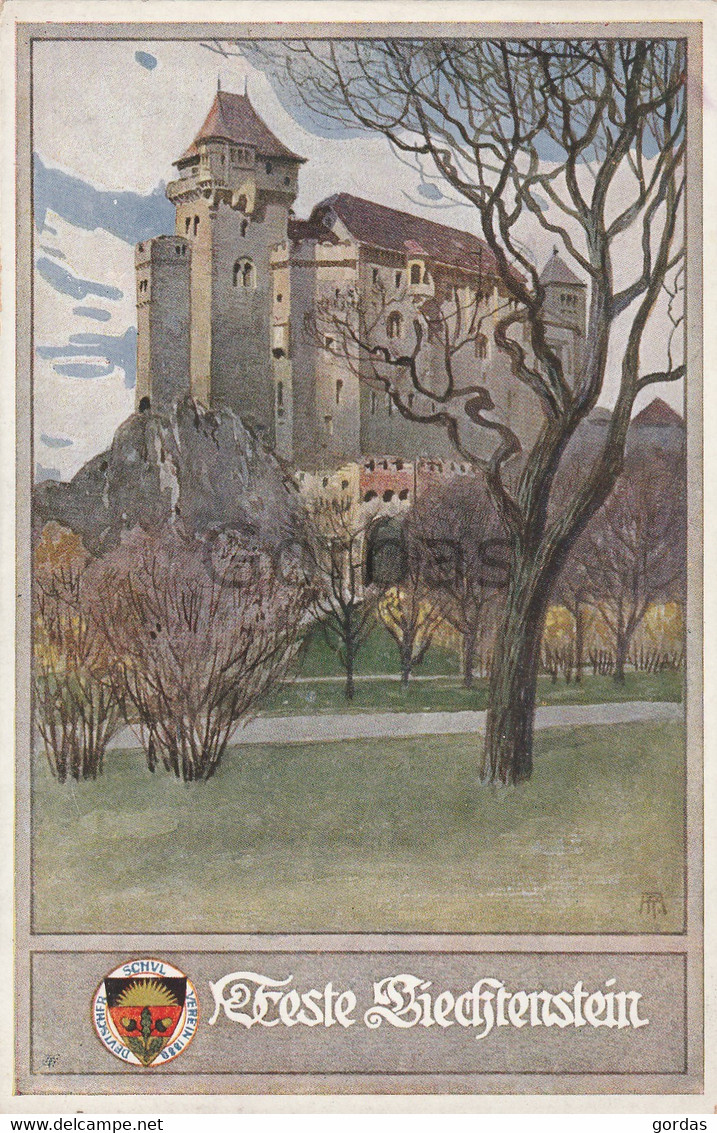 Austria - Liechtenstein Castle - Maria Enzersdorf - Illustrateur A.R. - Mödling