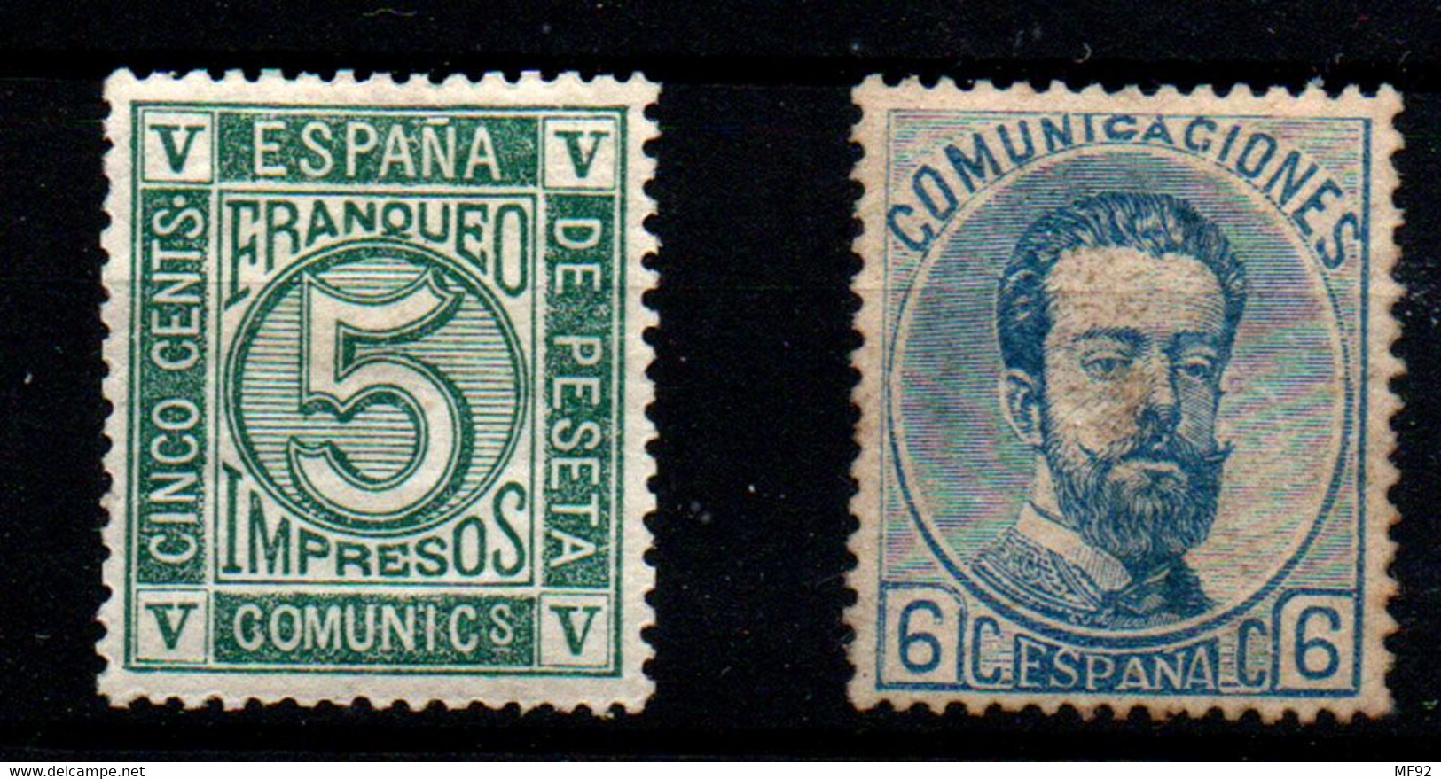 España Nº 117, 119. Año 1872 - Unused Stamps