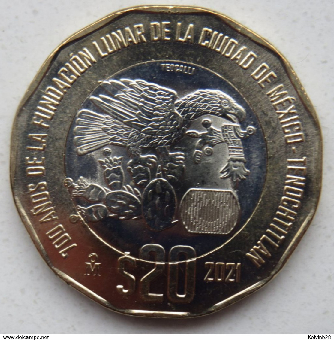 Mexico 20 Pesos 2021 UNC New - Mexique