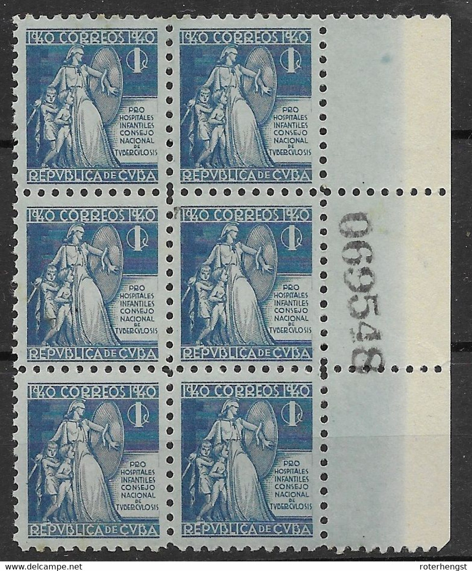 Cuba 1940 With Counting Number Mnh ** Over 15 Euros - Ongebruikt