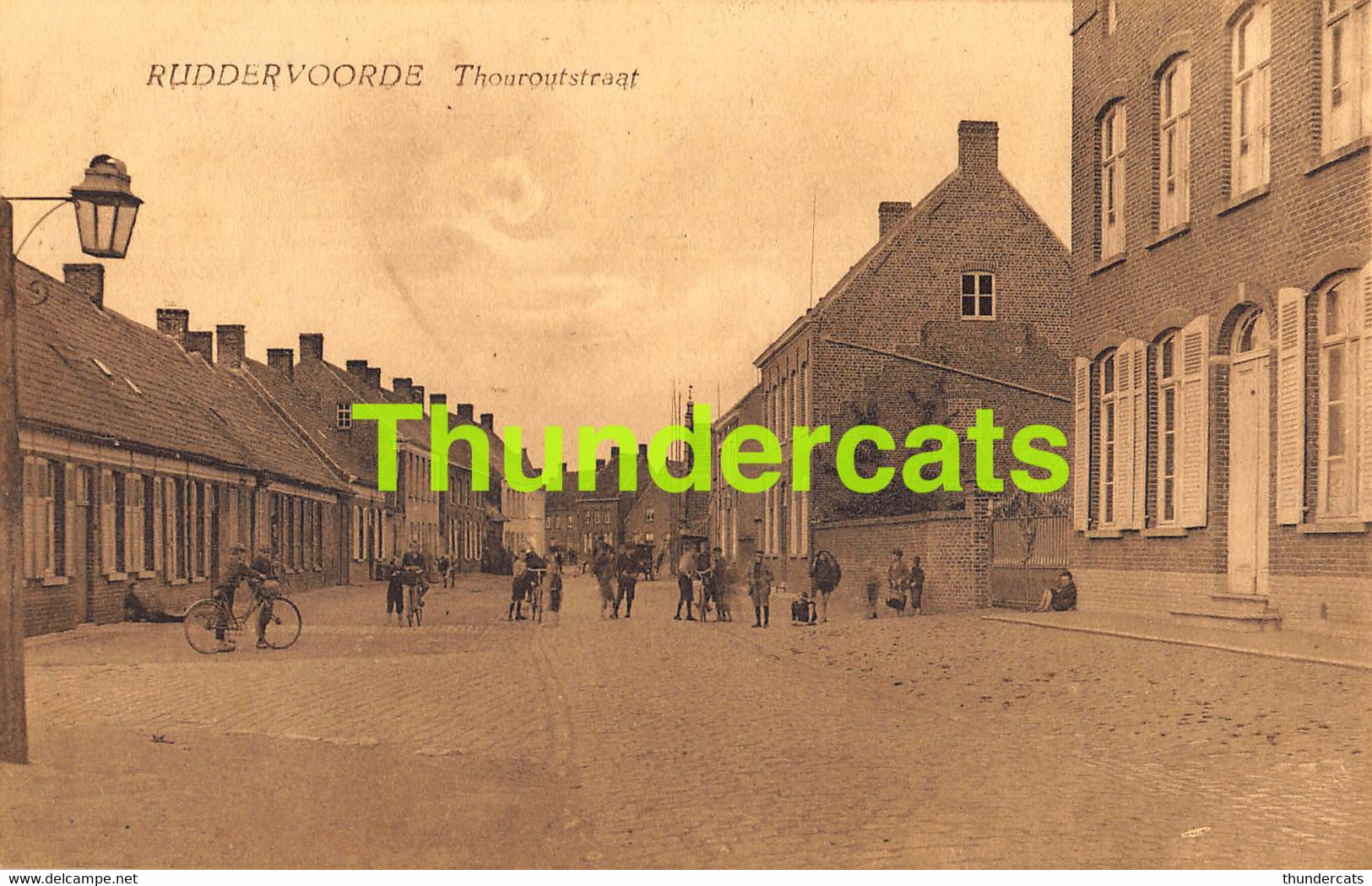 CPA RUDDERVOORDE THOUROUTSTRAAT - Oostkamp