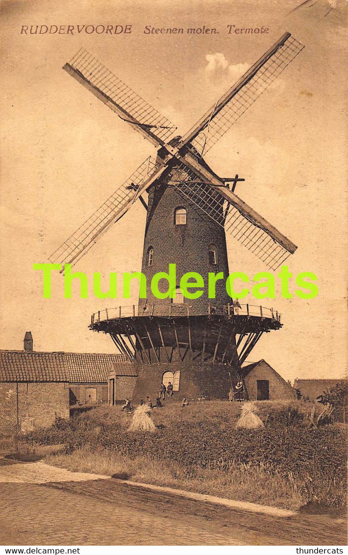 CPA RUDDERVOORDE STEENEN MOLEN TERMOTE MOULIN MOLEN - Oostkamp