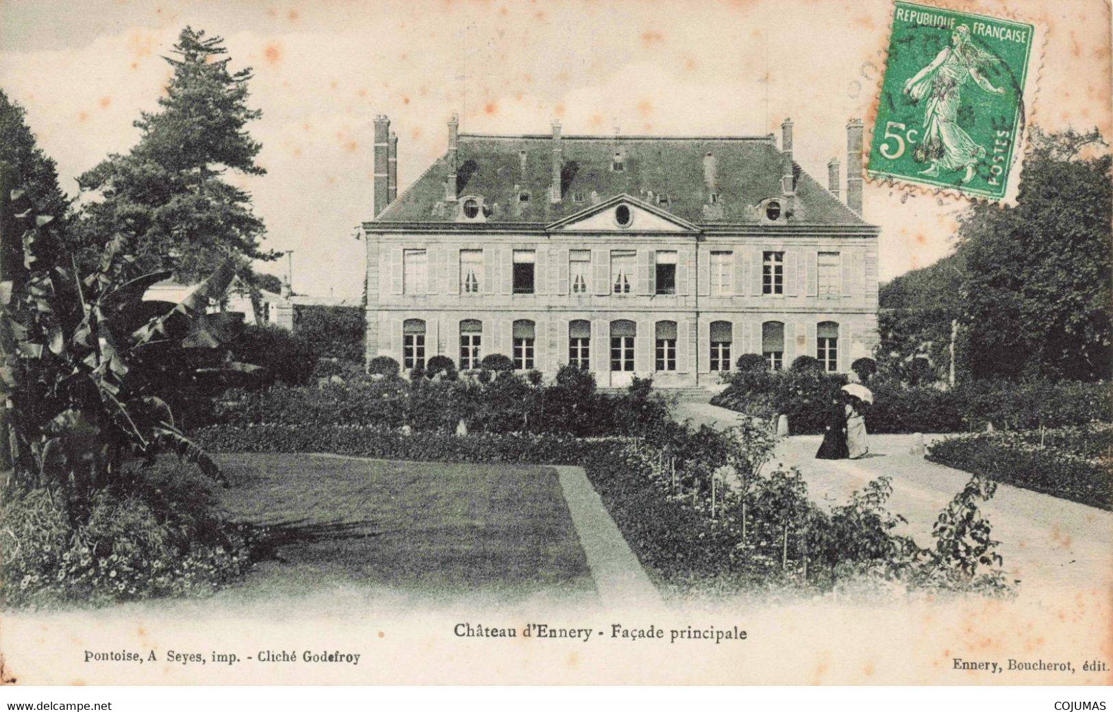 95 - ENNERY - S01295 - Château D'Ennery - Façade Principale - L1 - Ennery