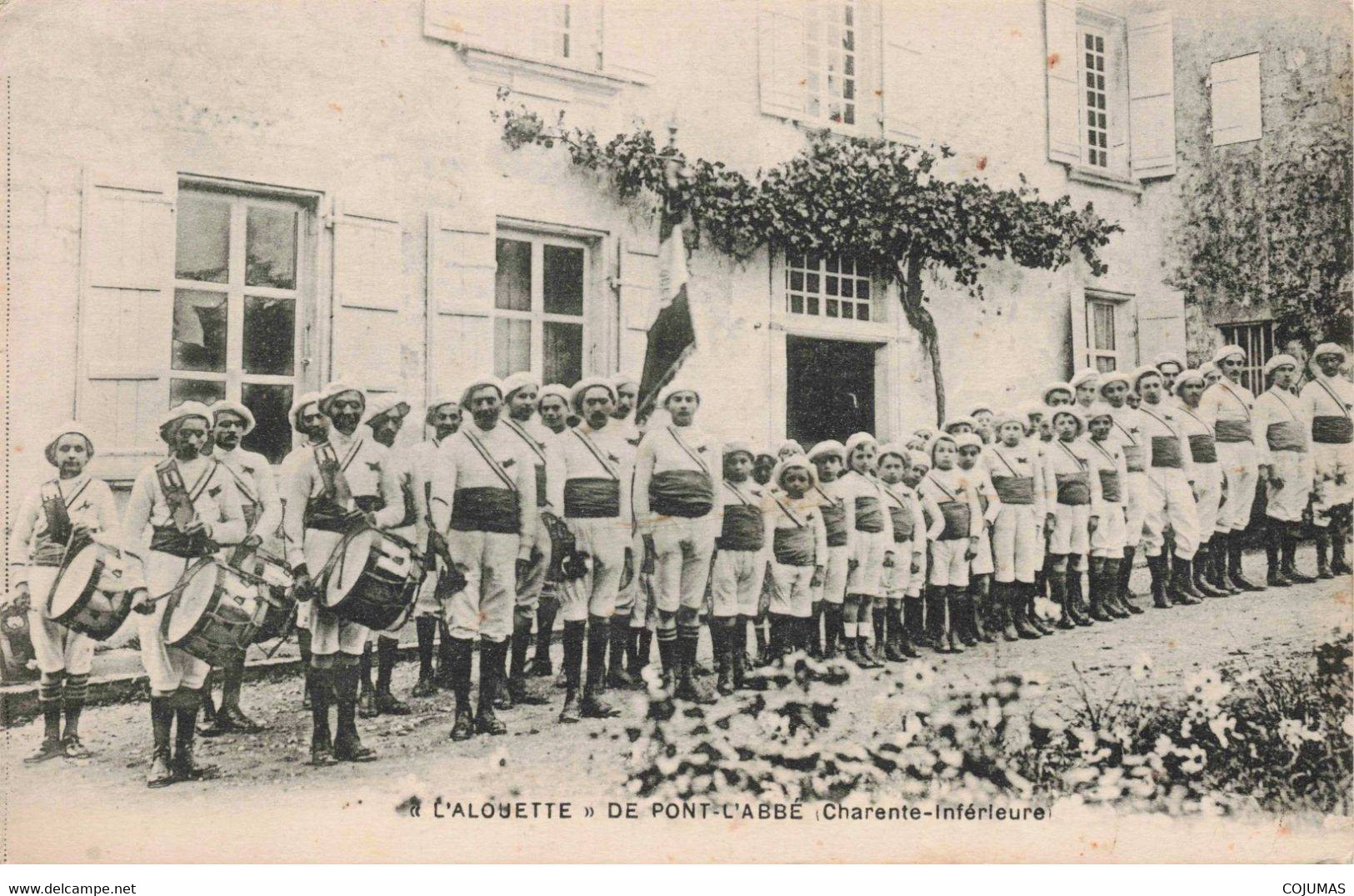 17 - PONT L ABBE - S01775 - "L'Alouette" De Pont L'Abbé - Fanfare - Musiciens - Carte Pub - Soirée Désopilante - L1 - Pont-l'Abbé-d'Arnoult