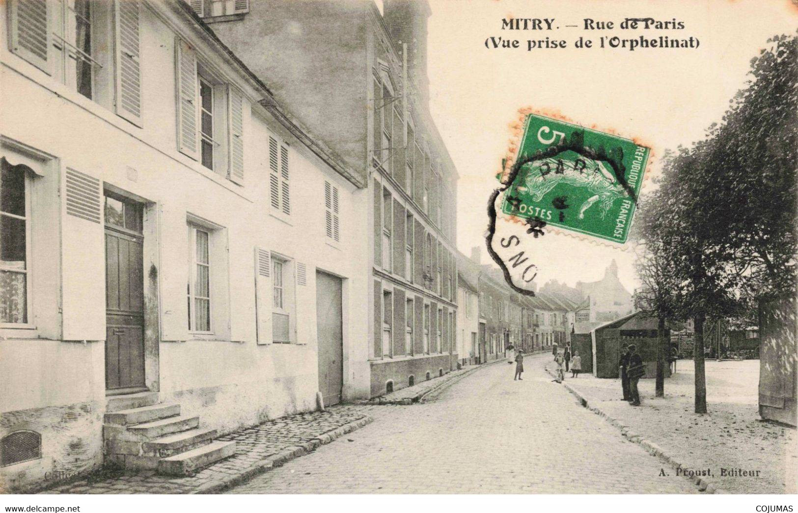 77 - MITRY - S01234 - Rue De Paris - Vue Prise De L'Orphelinat - L1 - Mitry Mory
