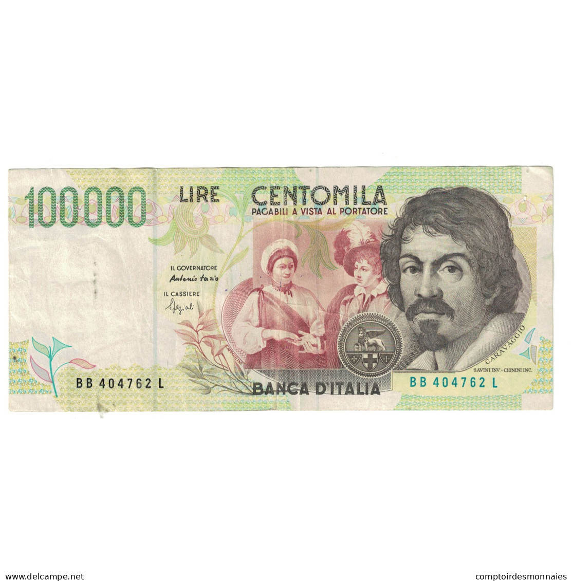 Billet, Italie, 100,000 Lire, 1994, 1994-05-06, KM:117b, TB+ - 100000 Lire