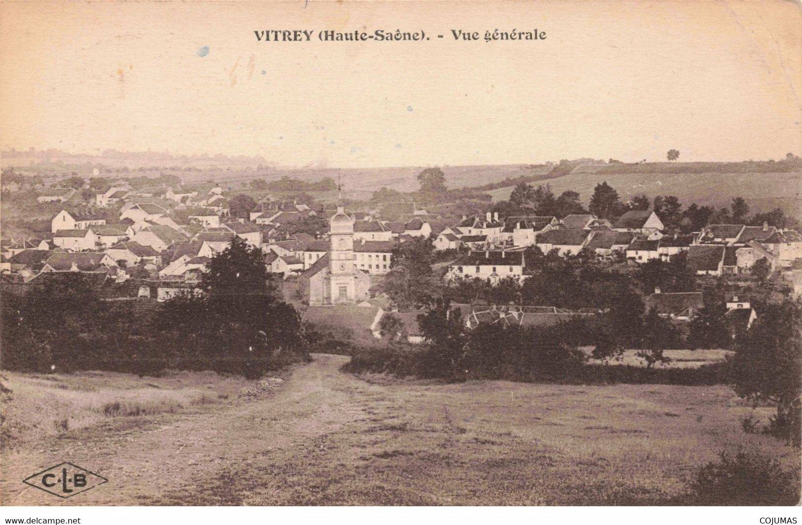 70 - VITREY - S03875 - Vue Générale - Pli - L1 - Vitrey-sur-Mance