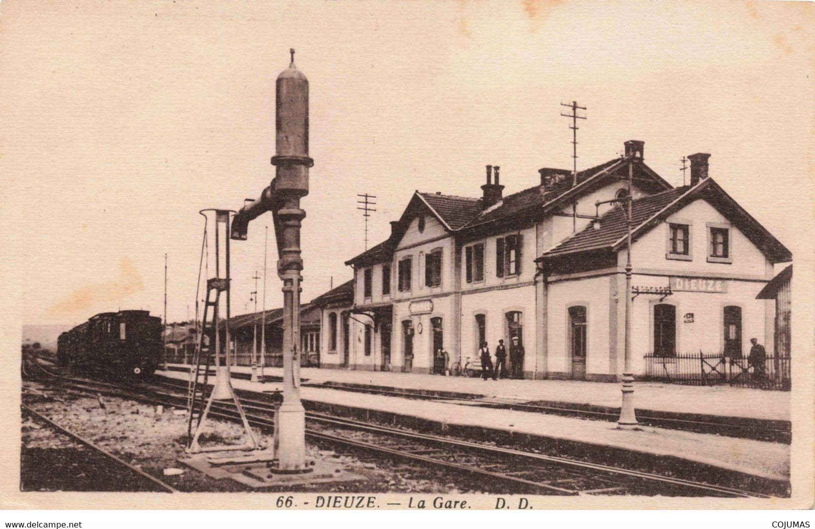 57 - DIEUZE - S01347 - La Gare - Train - L1 - Dieuze