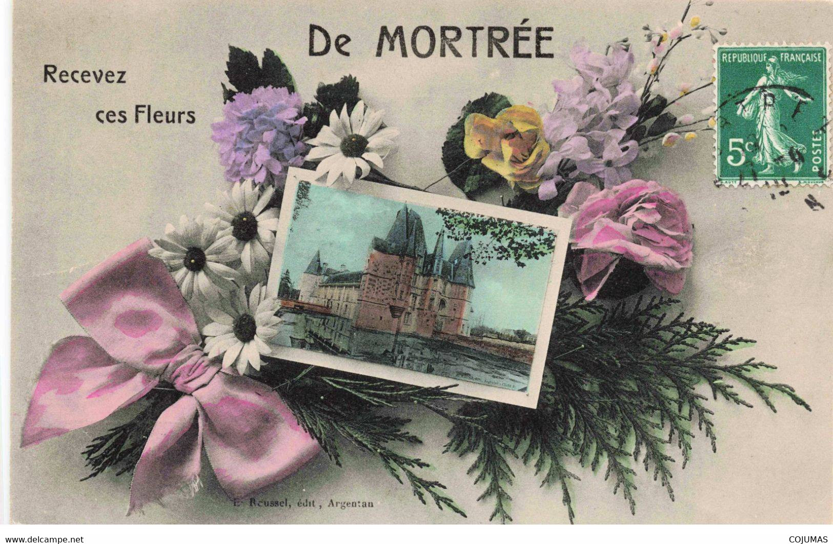 61 - MORTREE - S01378 - Recevez Ces Fleurs - Château - L1 - Mortree