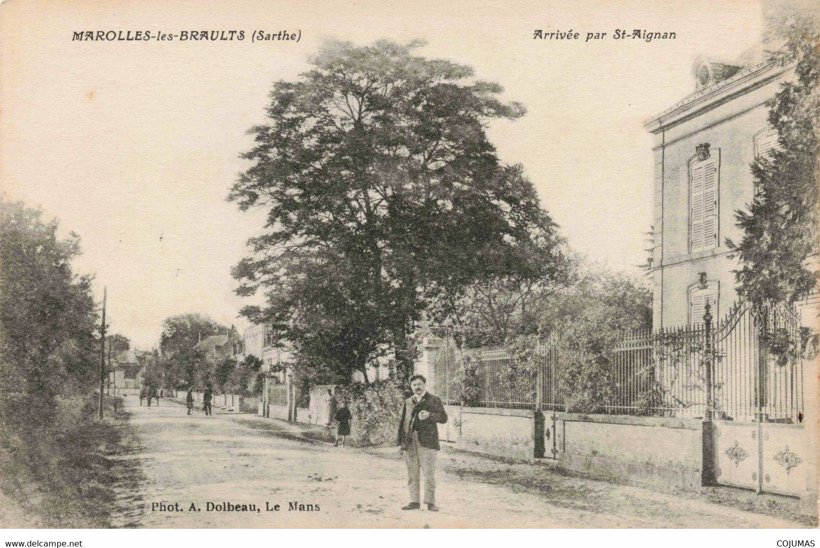 72 - MAROLLES LES BRAULTS - S01388 - Arrivée Par St Aignan - L1 - Marolles-les-Braults