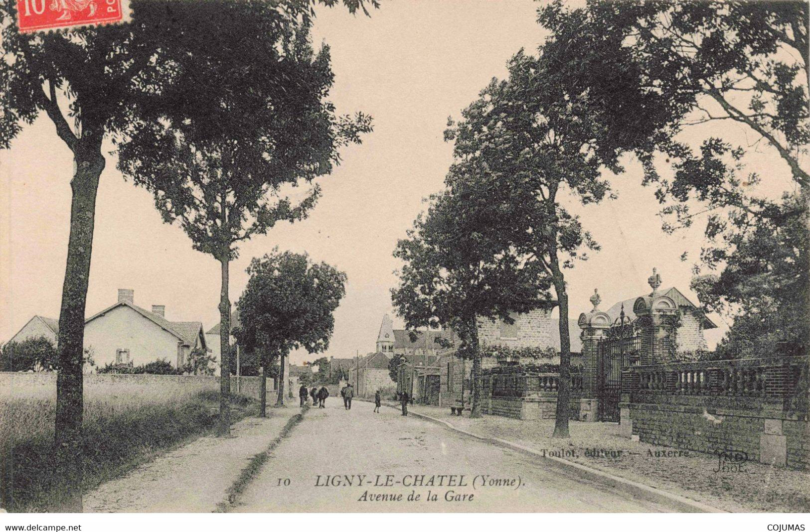 89 - LIGNY LE CHATEL - S04317 - Avenue De La Gare - L1 - Ligny Le Chatel