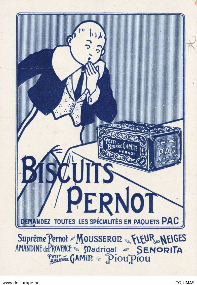 CHROMOS - S01943 - Biscuits Pernot - Indigènes - Tribu - Boite - Héros -  Tente - Environ 12x9 Cm - En L'état - Pli - L1 - Pernot