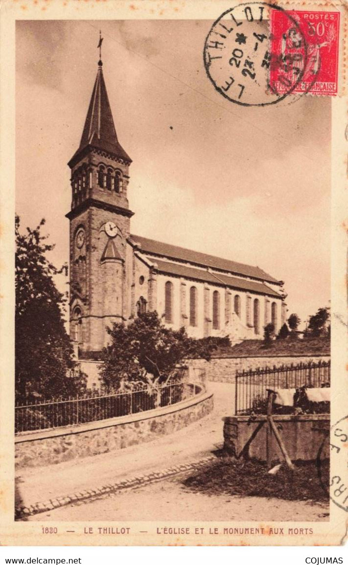 88 - LE THILLOT - S02218 - L'Eglise Et Le Monument Aux Morts - L1 - Le Thillot