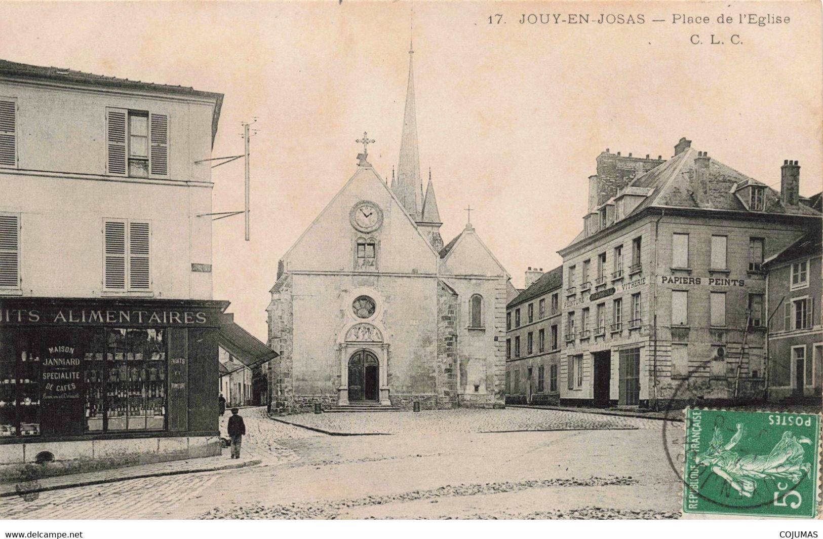 78 - JOUY EN JOSAS - S02347 - Place De L'Eglise - L3 - Jouy En Josas