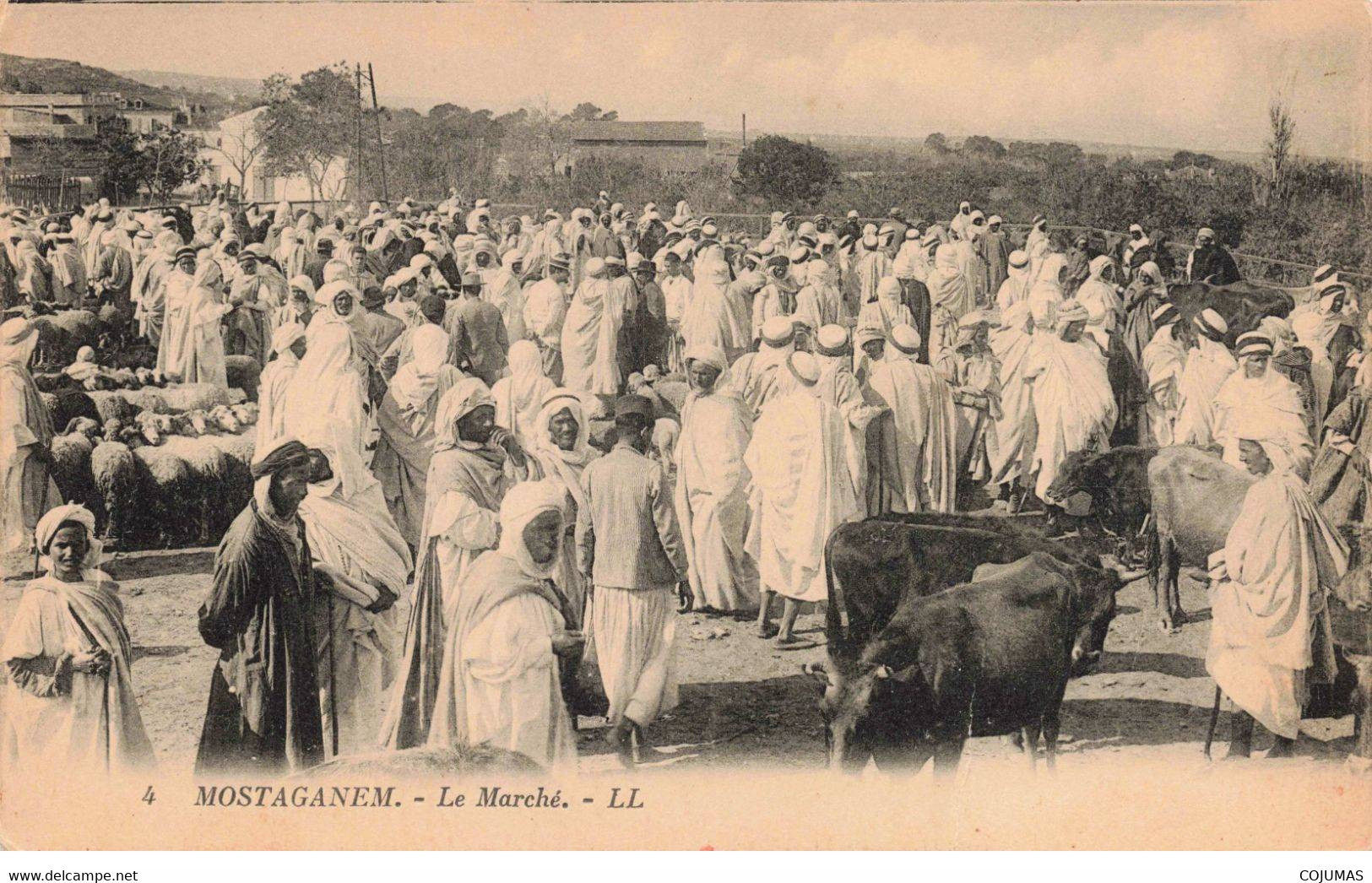 ALGERIE - S02284 - MOSTAGANEM - Le Marché - Bœufs - L1 - Mostaganem