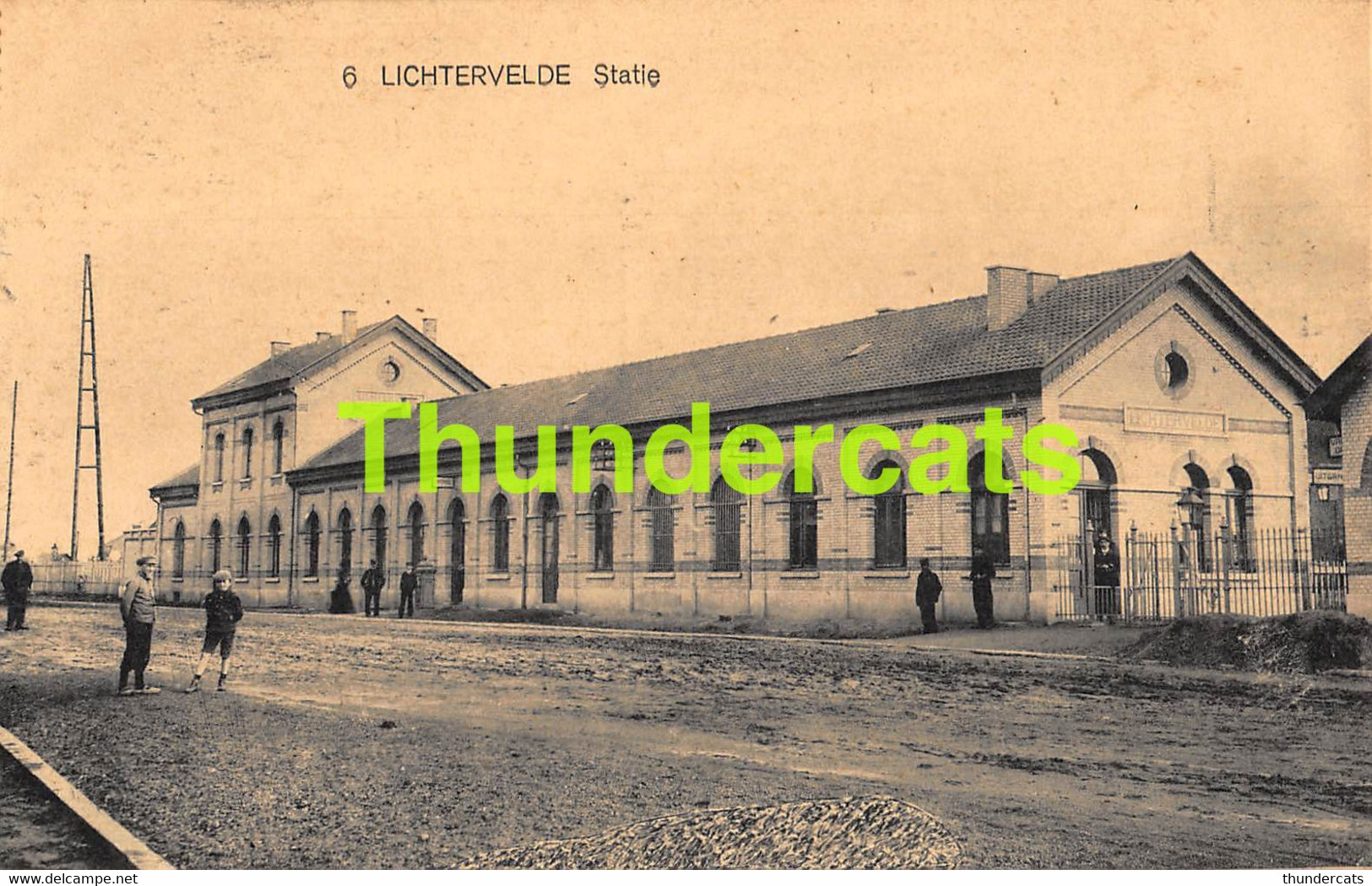 CPA LICHTERVELDE STATIE GARE STATION - Lichtervelde