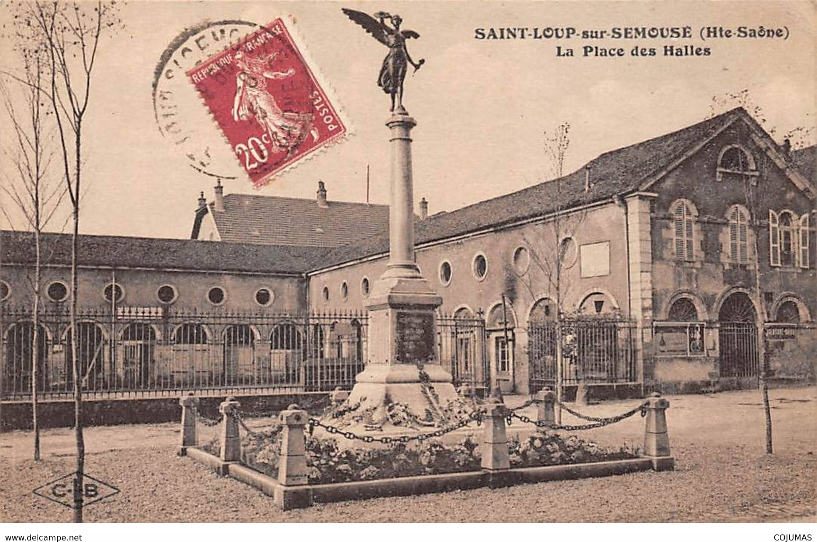 70 - SAINT LOUP SUR SEMOUSE - S00796 - La Place Des Halles - Lardier - L1 - Saint-Loup-sur-Semouse