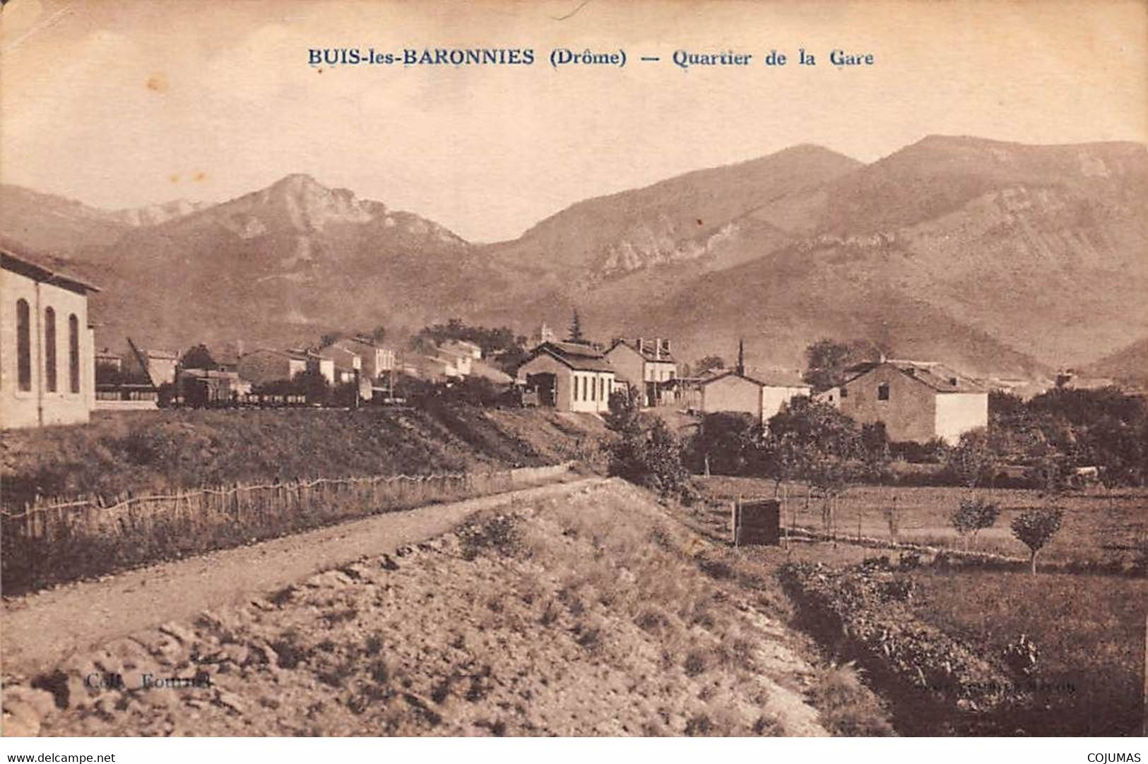 26 - BUIS LES BARONNIES - S00744 - Quartier De La Gare - Pli - L1 - Buis-les-Baronnies