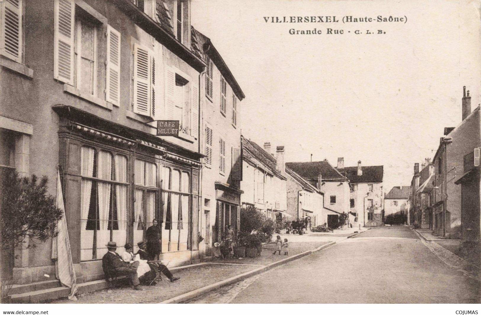 70 - VILLERSEXEL - S00340 - Grande Rue - Café Millet - Enfants - L1 - Villersexel