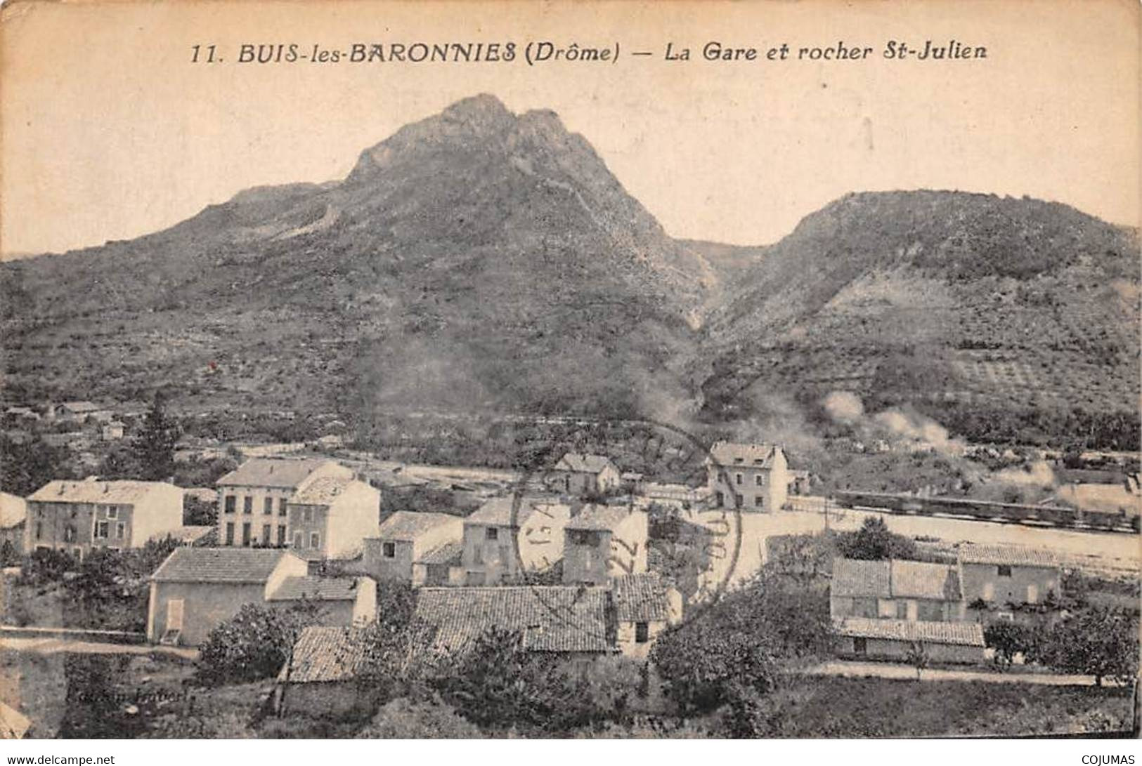 26 - BUIS LES BARONNIES - S00742 - La Gare Et Rocher St Julien - L1 - Buis-les-Baronnies