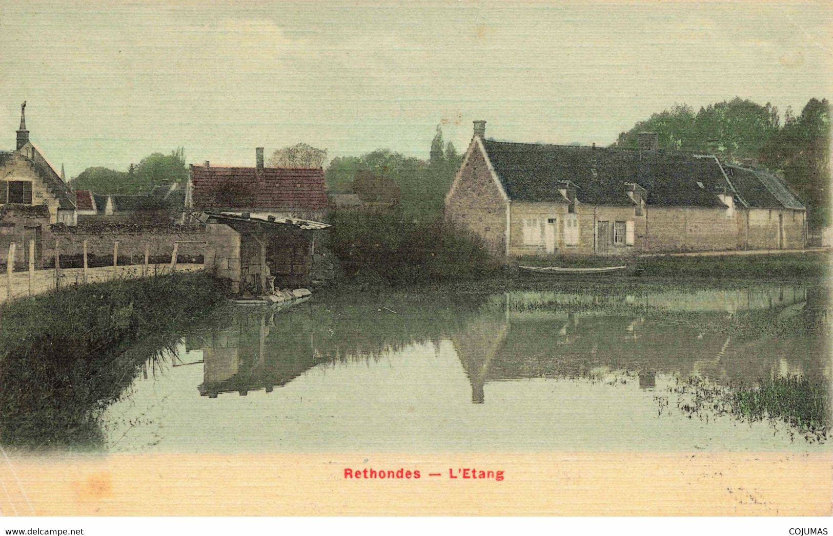 60 - RETHONDES - S00252 - L'Etang - Carte Toilée - L1 - Rethondes