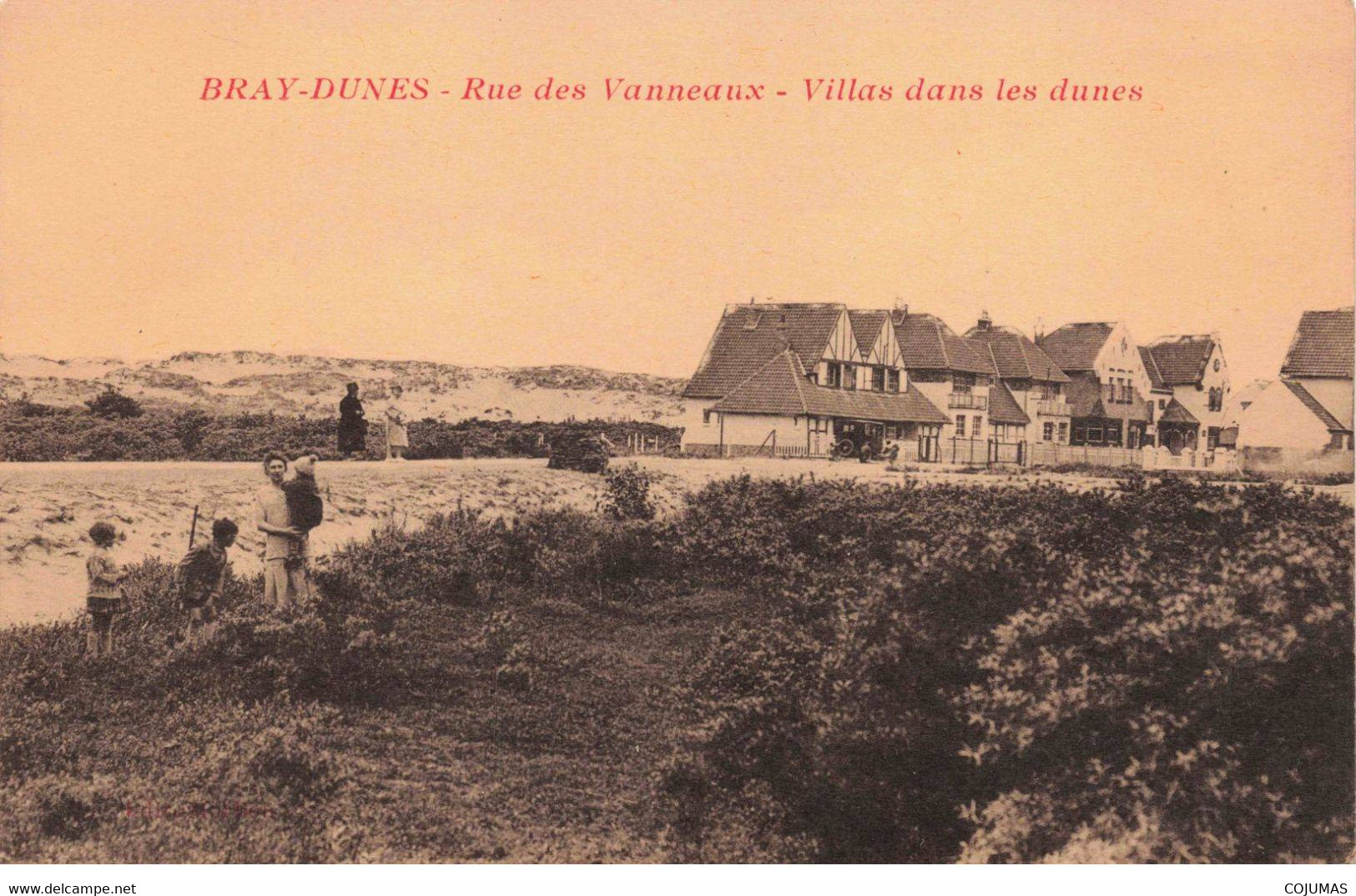 59 - BRAY DUNES - S00615 - Rue Des Vanneaux - Villas Dans Les Dunes - L1 - Bray-Dunes