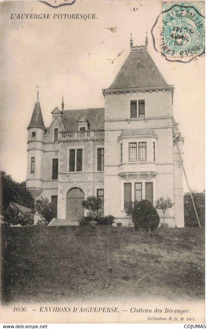 63 - AIGUEPERSE - S03678 - Environs - Château Des Béranger - L1 - Aigueperse