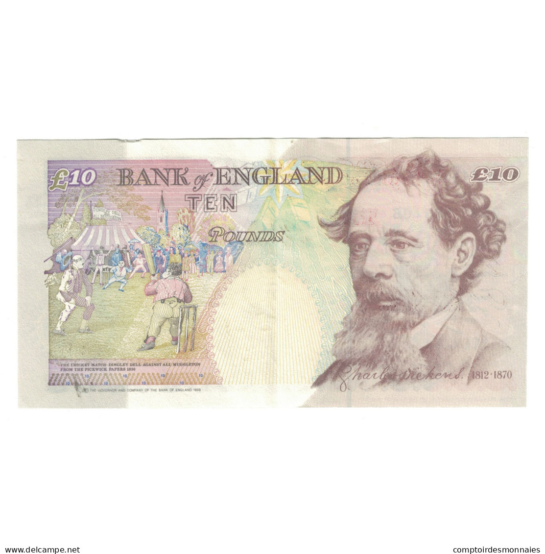 Billet, Grande-Bretagne, 10 Pounds, 1993-1998, KM:386a, SUP - 10 Pounds