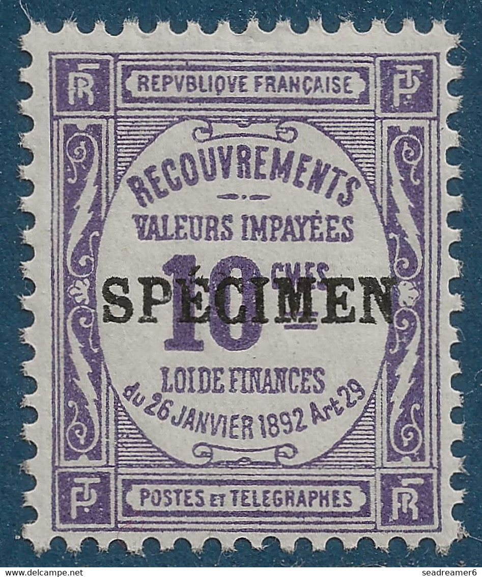 FRANCE Cours D'instructions N°44 CI 2 Spécimen Fraicheur Postale Signé Calves - Specimen