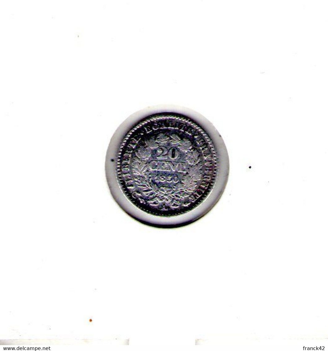 France. Ceres. 20 Centimes. 1850 A - 20 Centimes