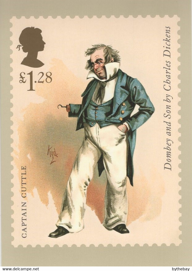 Great Britain 2012 PHQ Card Sc 3041 1.28pd Captain Cuttle Charles Dickens - PHQ Cards