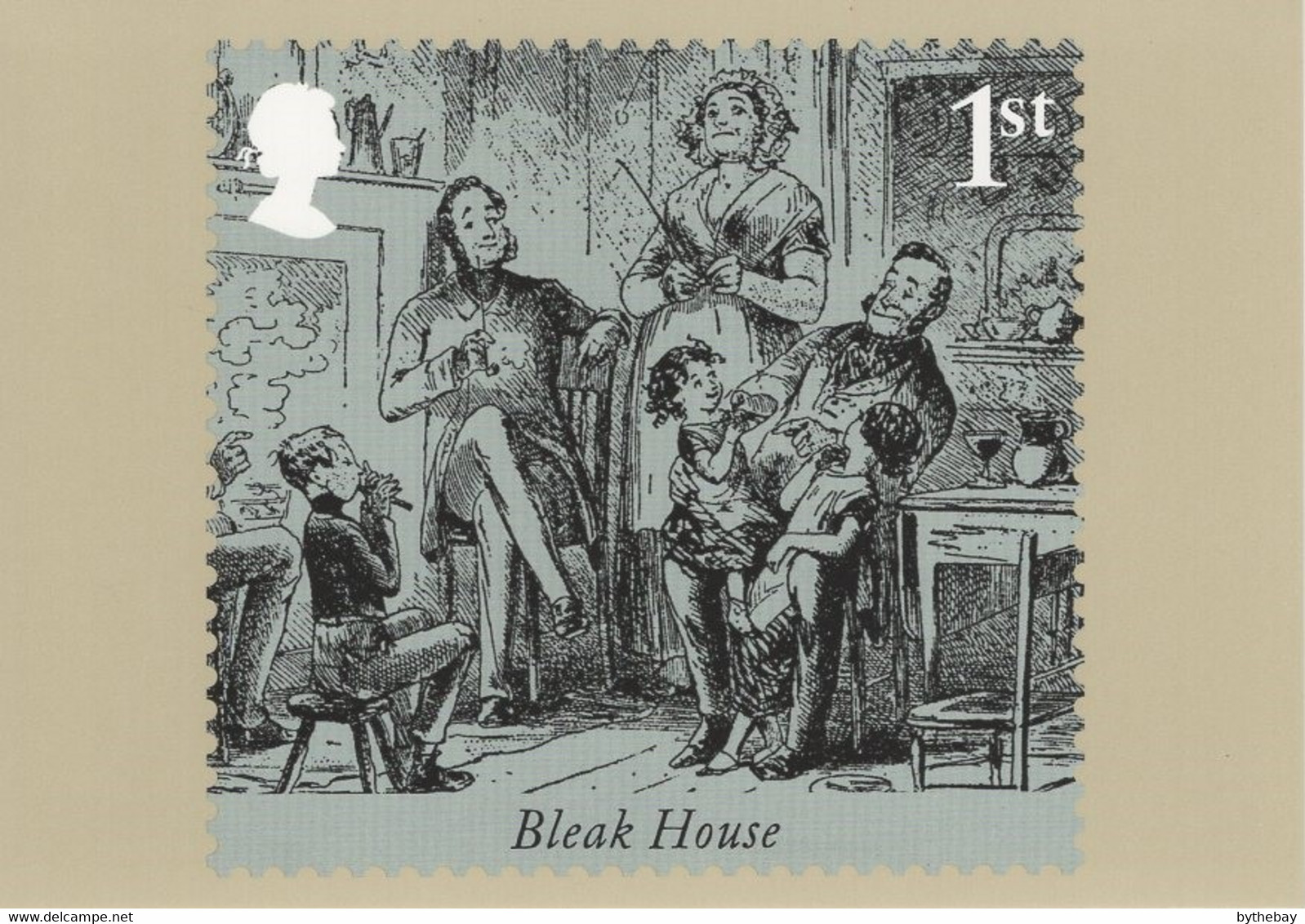 Great Britain 2012 PHQ Card Sc 3043b 1st Bleak House Charles Dickens - Cartes PHQ