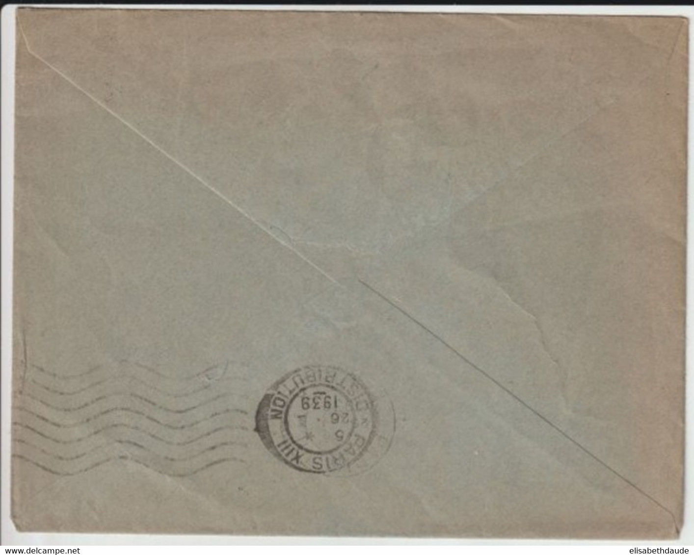 AEF / MOYEN-CONGO - 1938 - ENVELOPPE De BRAZZAVILLE => PARIS - Covers & Documents