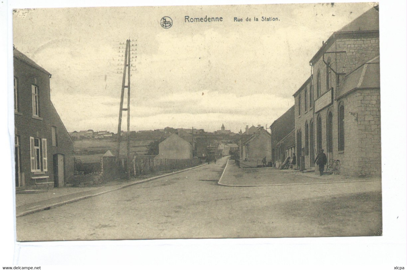 Romedenne Rue De La Station ( Griffe Postale Romdenne Surice ) Philippeville - Philippeville