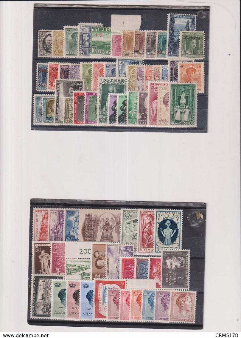 LUXEMBOURG-FOND DE COLLECTION- TOUS XX-MNH-TTB- 1900 - Collections