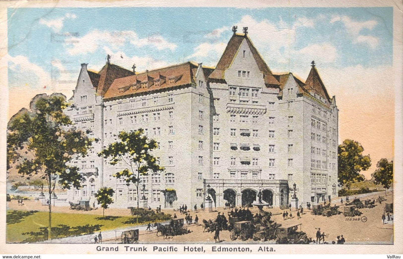 Edmonton - Grand Trunk Pacific Hotel - CPA Couleur - Edmonton