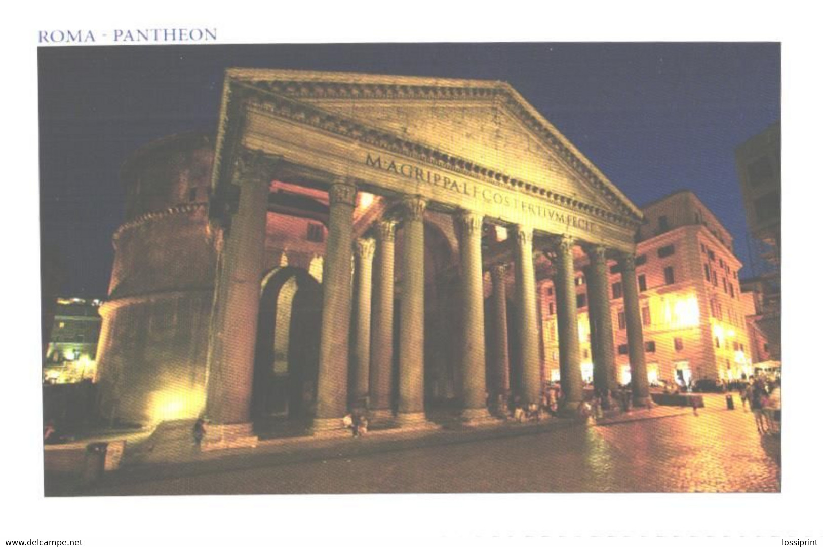 Italy:Rome, The Pantheon Night View - Pantheon