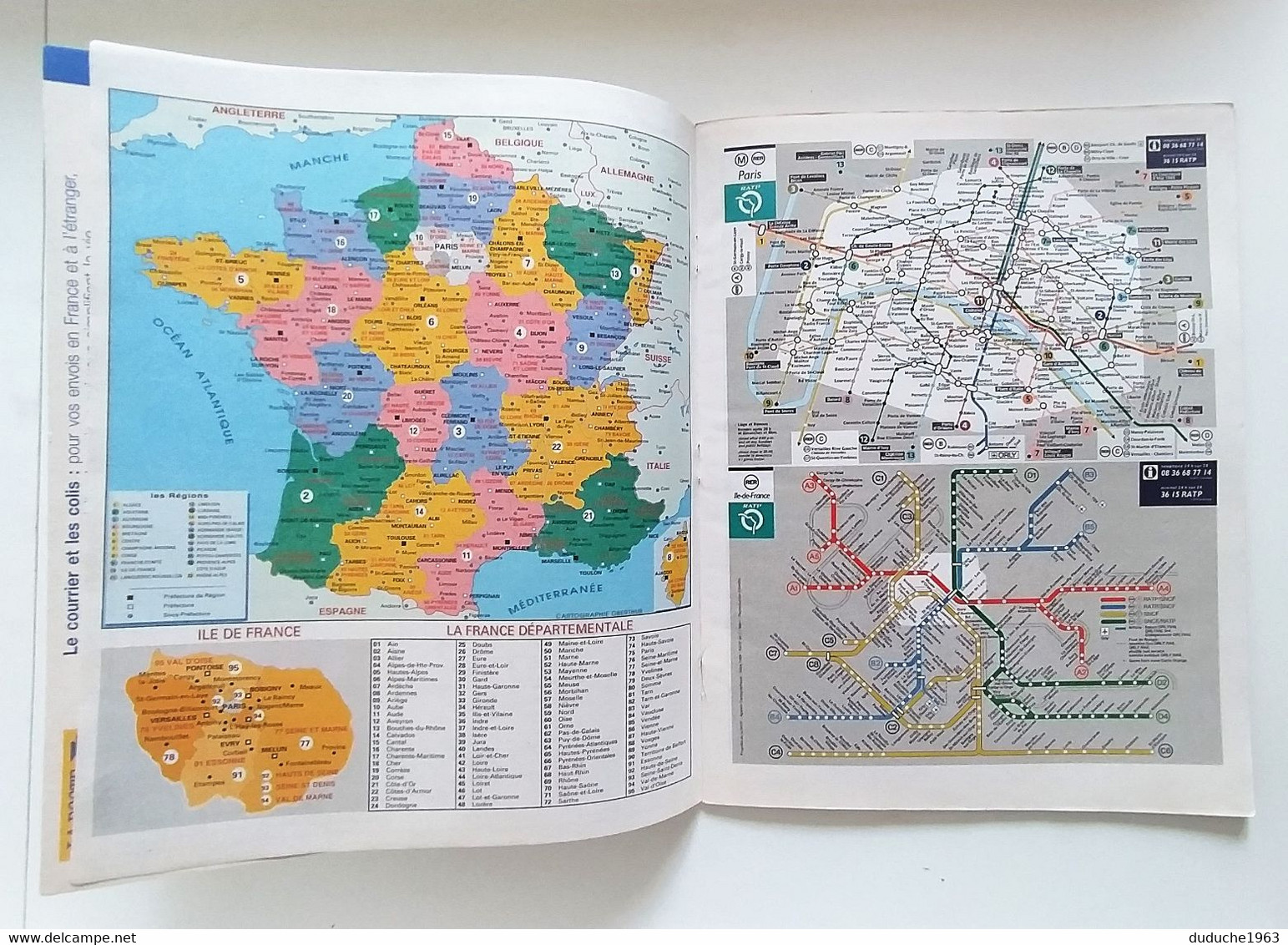 Calendrier La Poste - Almanach PTT 1999 - Hauts De Seine - Grand Format : 1991-00